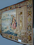 Stark Ilebo Silver 9x10'5" Aubusson Flemish Tapestry Wool Sea Ocean Port Figures Huge! MSRP USD 15000+
