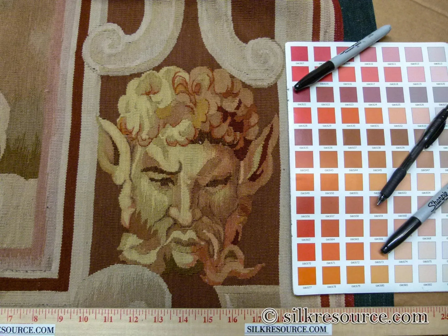 Stark Ilebo Silver 9x10'5" Aubusson Flemish Tapestry Wool Sea Ocean Port Figures Huge! MSRP USD 15000+