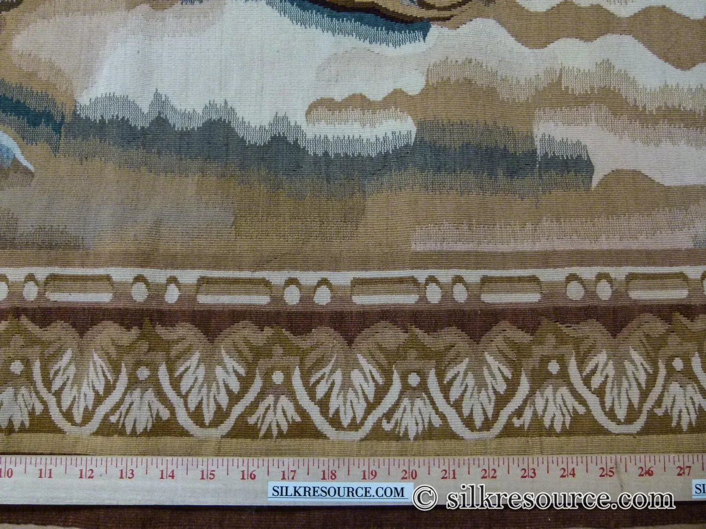 Stark Ilam in Linen 8'x11' 100% Wool Tapestry Poseidone God Of Ocean Amphitrite Goddess Horses Merman Seal Fish Huge MSRP USD 12000