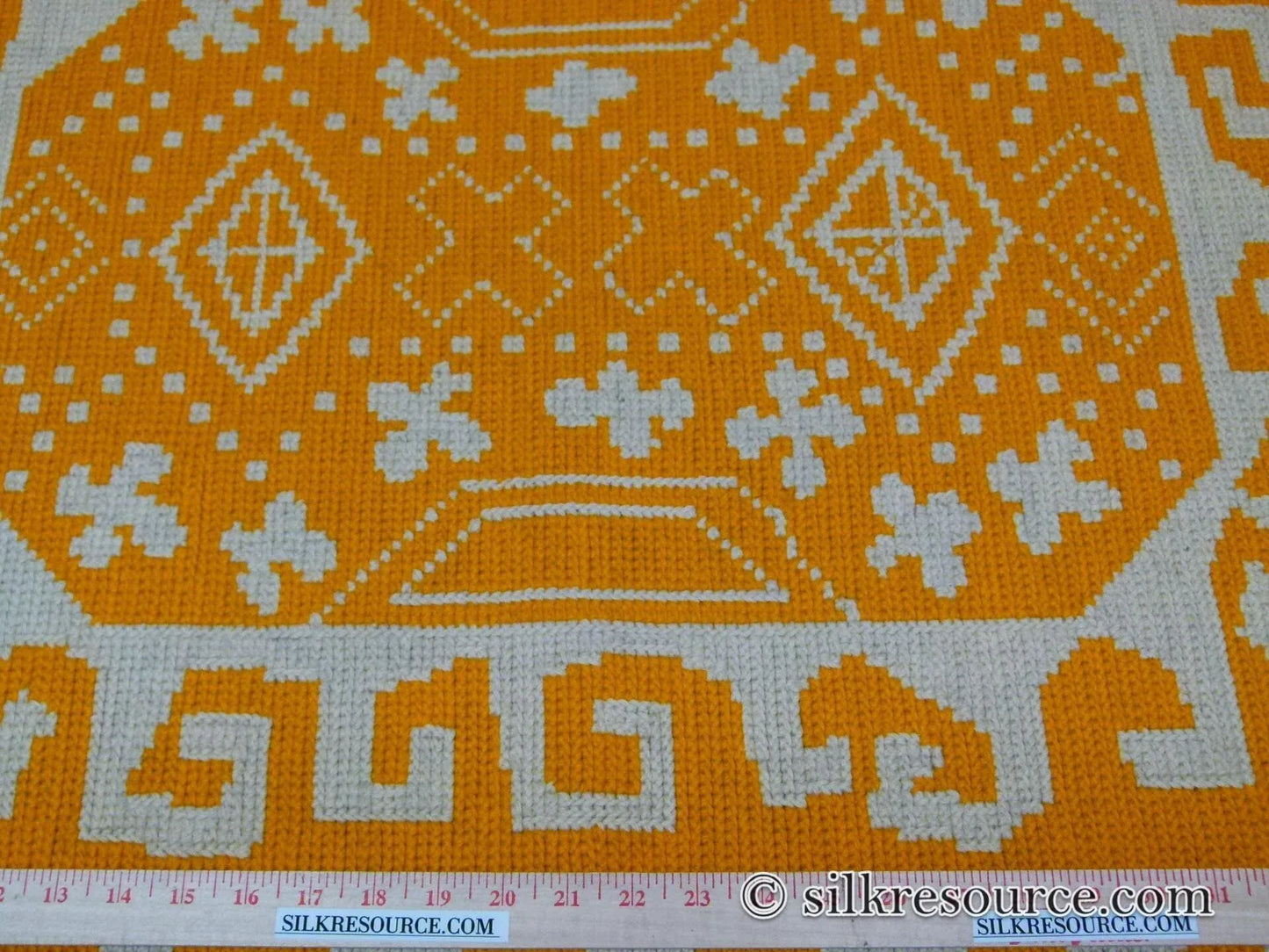 Stark Home Gardens Goldenrod 4' 10"  X 6' 6" Scandinavian Hans Christian Anderson's Little Ida's Flowers Gold Orange White MSRP USD 1500