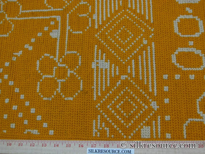 Stark Home Gardens Goldenrod 4' 10"  X 6' 6" Scandinavian Hans Christian Anderson's Little Ida's Flowers Gold Orange White MSRP USD 1500