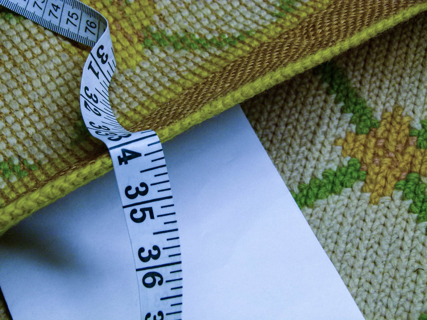 Stark Hartford Wheat 4'10" X 6' 5" Wool Flat Weave Rug Gold Wheat Green Yellow Spring! MSRP USD 1300