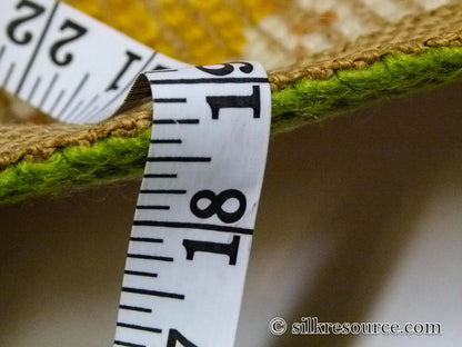 Stark Hoffman Estates Goldenrod 5'x6'6" Orange Gold Green Tulips Sunflowers Vines Foliage MSRP USD 1250