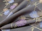 Stunner! 100% Silk Lampas Satin Mod Branch Tree "Mischief" Deep Brown