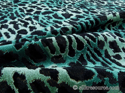 By Yard Scalamandre Leopard Square Greens Linen Velvet Animal Skin Plaid Green Check Super Heavy MSRP USD 424/y