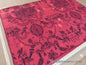 1.1Y Scalamandre Louis XVI - Trevira CS Red and Black Damask Historic Monticello MSRP 575
