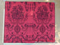 1.25y Scalamandre Louis XVI - Trevira Cs Red &amp; Black  Damask Historic Monticello MSRP USD 575