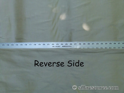 By Yard CORAGGIO Brown Espresso Cream Silk Taffeta Heavy Stripe Reversible MSRP USD 300+/Y