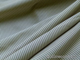 By Yard CORAGGIO Brown Espresso Cream Silk Taffeta Heavy Stripe Reversible MSRP USD 300+/Y