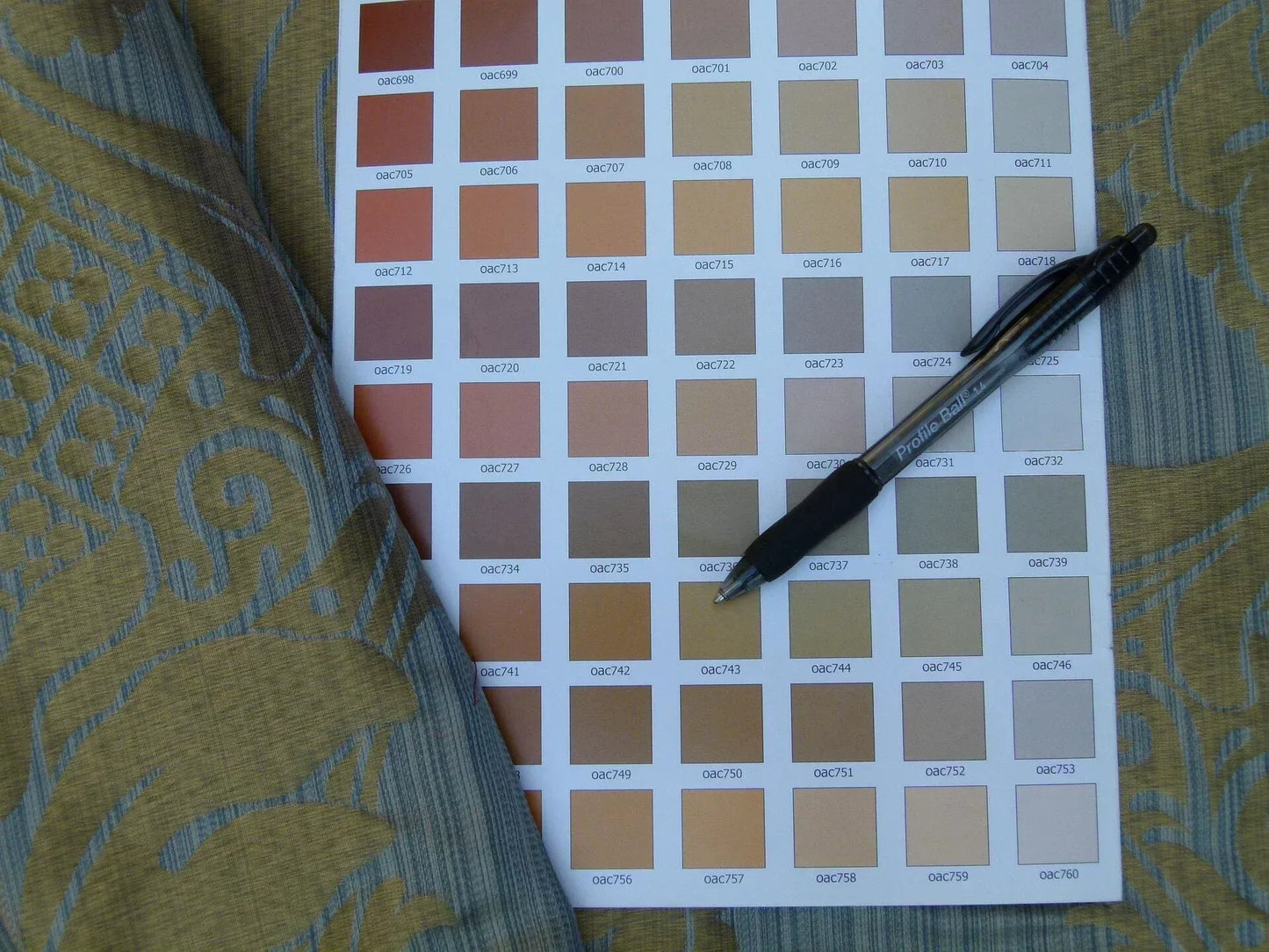 100% Silk Damask on Strie Demure Blue Purple Antique Gold Classic Renaissance Artichoke Reversible 59"wide