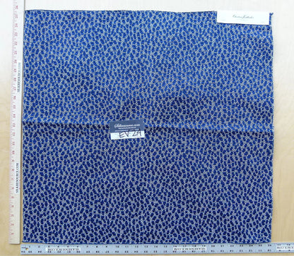 4 EV24 25"x26" Christian Fischbacher LAGOON Navy Blue Small Scale