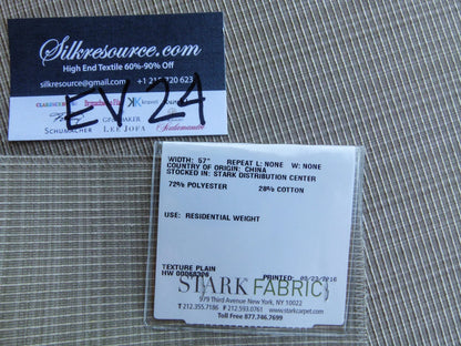 17 EV24 27"x27" Square Scalamandre Texture Plain Light brown Stripe