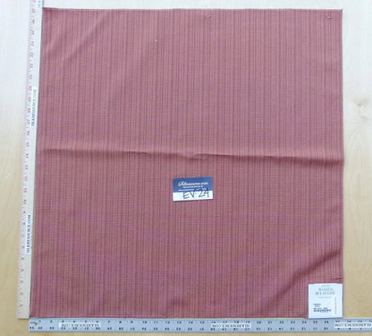 24 EV24 27"x27" Square Scalamandre Texture Pink Blue Stripe