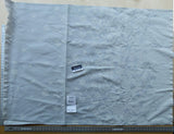 36 EV24 1.2 yard x54"wide Scalamandre Sonnen Pause Reversible Silver Gray Floral Geometric MSRP USD258