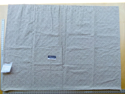 41 EV24 1.2 yard Scalamandre COUNTERPANE Natural Embroidery Beige Diamond