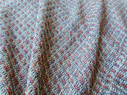 43 EV24 2.4 yard Scalamandre ALEXANIA BRICK Sheer 100% Polyester Red Texture