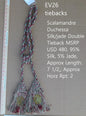 Scalamandre Silk Tiebacks Handmade Duchessa Silk/Jade Double Tassel Jade Red Green MSRP USD480 each T3022-10