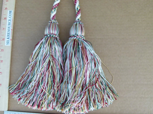 Scalamandre Silk Double Tieback Hand Made MSRP USD200+  T2825-001