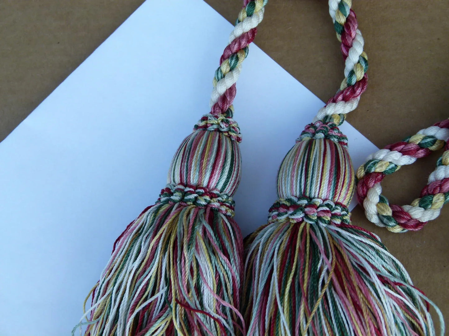 Scalamandre Silk Double Tieback Hand Made MSRP USD200+  T2825-001