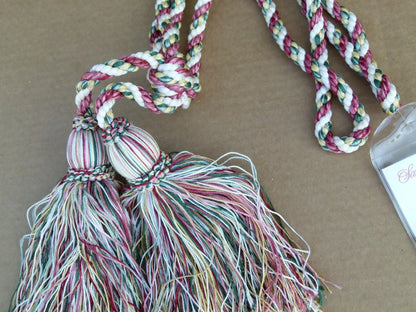 Scalamandre Silk Double Tieback Hand Made MSRP USD200+  T2825-001