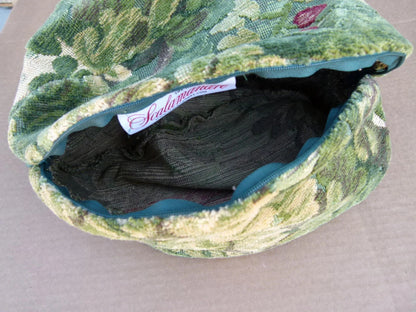 Pillow Case only Scalamandre Marly Velvet Green Sphere 12" Diameter