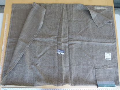 8 EV27 2.3yd x 55" wide  Scalamandre SQUIGGLE TAUPE Beige Linen Abstract MSRP USD186