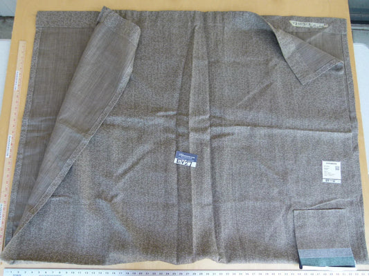 8 EV27 2.3yd x 55" wide  Scalamandre SQUIGGLE TAUPE Beige Linen Abstract MSRP USD186