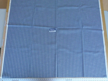 11 EV27 1.5yd x 56"wide Scalamandre HEARST BLUE  drylon acrylic Stripe MSRP USD196