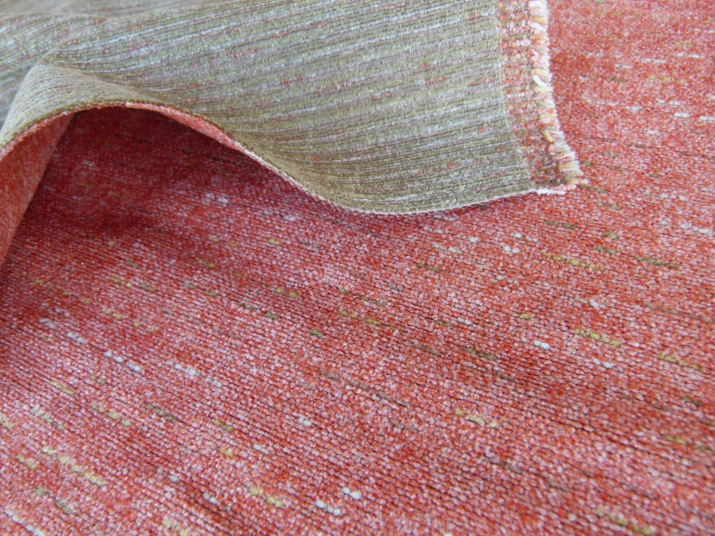 13 EV27 1.5yd x 56"wide Scalamandre Thomas Coral Linen Chenille Viscose, Polycotton Pink MSRP USD 192/y