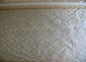 100% Silk Damask Veranda Classic Renaissance Lotus Flax Ivory Cream White By Yard