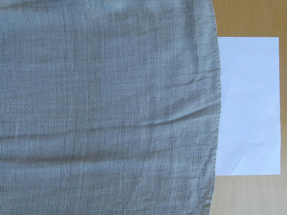 15 EV27 1.9yd x 59" Wide Scalamandre Faces Sheer Cream Plain Solid Texture MSRP USD 558