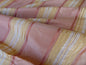 18 EV27 2.1yd x 48″wide Scalamandre GRANVILLE STRIPE GINGER Silk Stripe Pink Gold