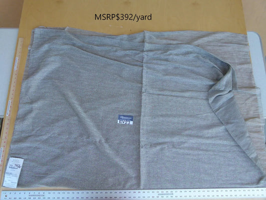 20 EV27 2.1yd x 46" Wide Scalamandre Untitled Sheer Charcoal Abstract Texture MSRP USD 392/y