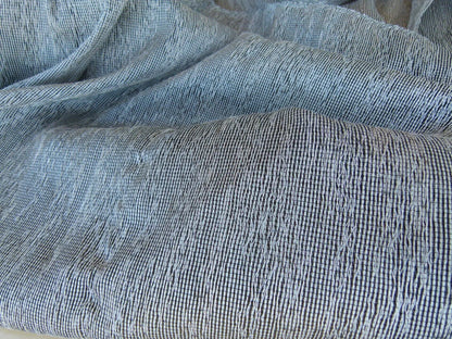 20 EV27 2.1yd x 46" Wide Scalamandre Untitled Sheer Charcoal Abstract Texture MSRP USD 392/y