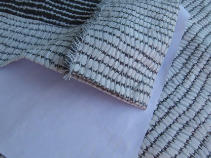 33 EV27 33" X 54"wide Scalamandre River Stones White Wash Small Jacquard White Dots Circle MSRP USD 222