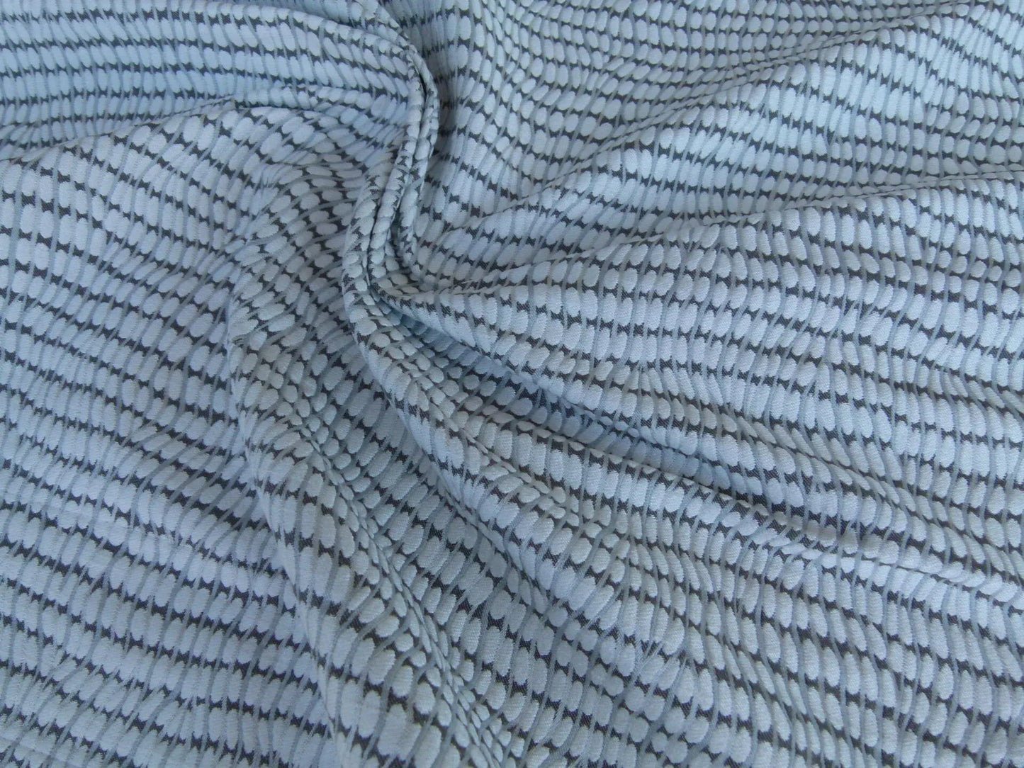 33 EV27 33" X 54"wide Scalamandre River Stones White Wash Small Jacquard White Dots Circle MSRP USD 222