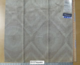 Scalamandre Fonthill Via Tornabuoni Arctic Cut Velvet Diamond Ogee Gray - Square 26"x26"