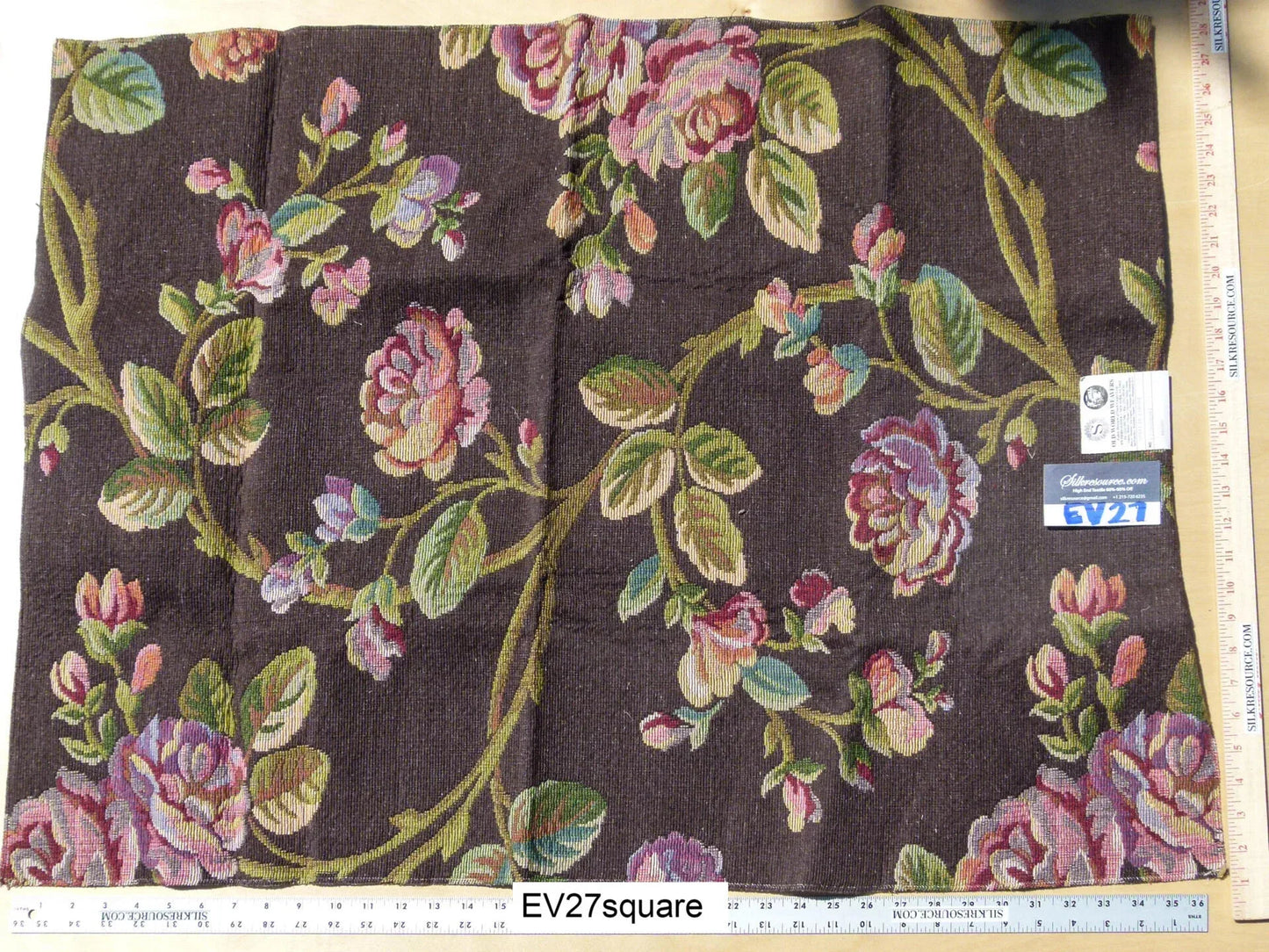 Scalamandre Old World Weavers Gobelin Louvre Cotton - Brown