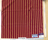 Scalamandre LELIEVRE Paris Casaque Rouge Stripe Cut Velvet Red and Beige - Square