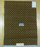 Scalamandre Fonthill Rambouillet Rouge Yellow Green Geometric - Square 34" x 24"
