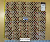 Scalamandre LELIEVRE Paris Calisson Caramel Cut Velvet Diamond Brown - Square