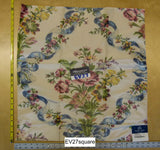 Scalamandre Tassinari &amp; Chatel Adelaide Fond Creme Floral White - Square