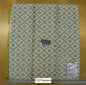 Scalamandre Malay Ikat Weave Aquamarine Jacquard Diamond Ogee Green - Square