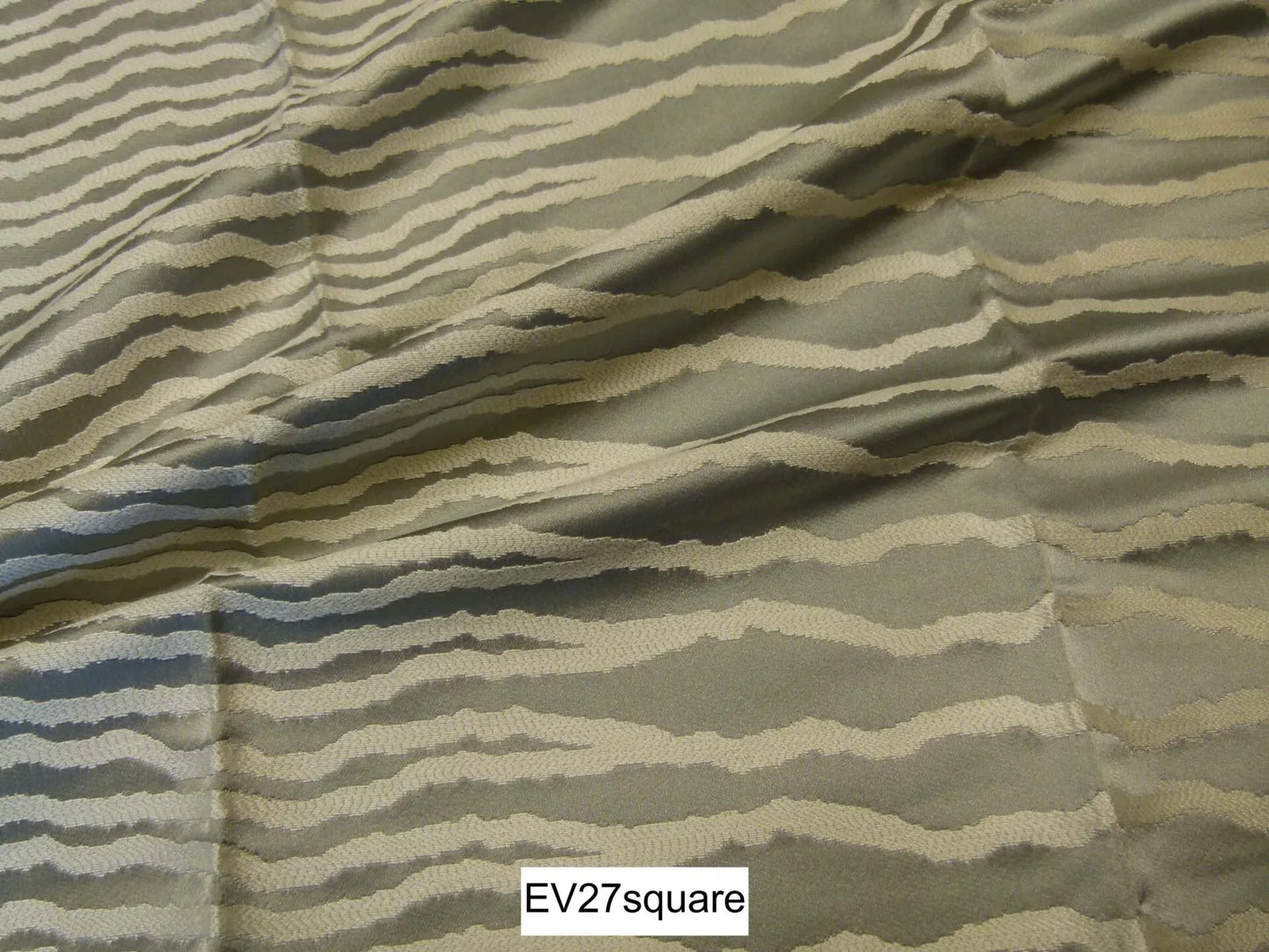 Scalamandre Desert Mirage Mineral Jacquard Stripe - Square