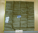 Scalamandre Chaumont Brown Small Scale Diamond - Square 26" x 26"