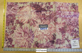 Scalamandre Grey Watkins Grey Gardens Pinks Floral Print Linen - Square 17" x 28"