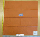 Scalamandre Old World Weavers with Chrysanth Tangerine Orange Plains - Texture Floral Small Jacquard Square