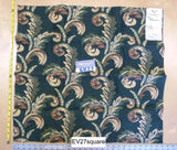 Scalamandre Grey Watkins Amadeus Green Cotton Botanical - Square