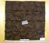 Scalamandre Lelievre Paris Gorgone Ebene Silk Novelty Wool Dark Brown - Square