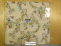 Scalamandre Old World Weaver Sagan Bleu Floral Botanical Foliage Butterfly on Cream - Square 25 Inches x 27 Inches